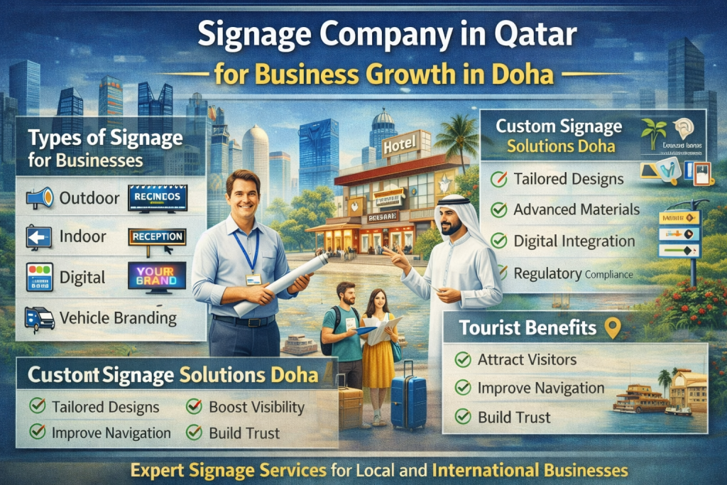 SIGNAGE COMPANY IN QATAR: WHY BUSINESSES IN DOHA NEED PROFESSIONAL VISUAL COMMUNICATION