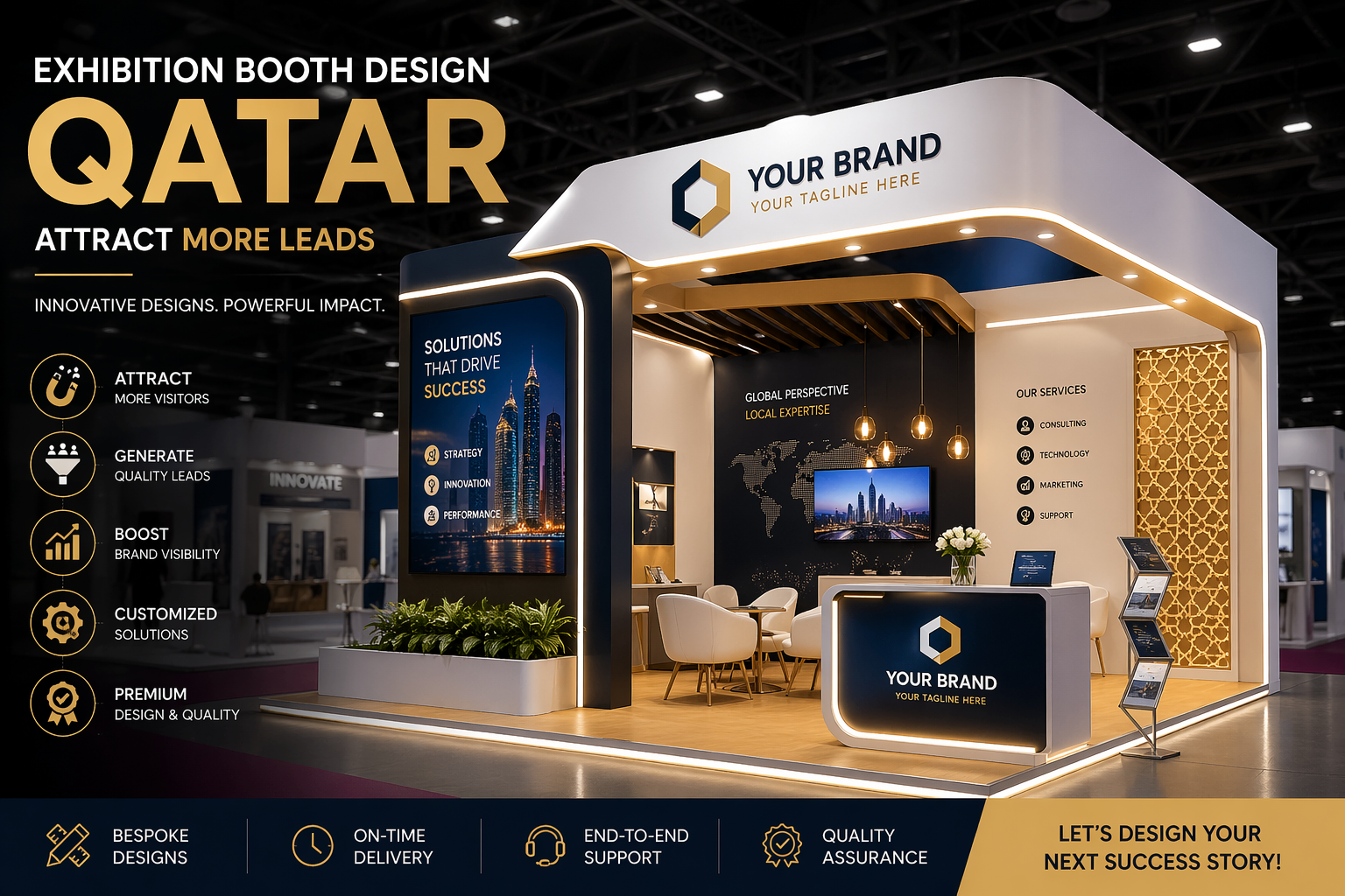 EXHIBITION BOOTH DESIGN QATAR: How to Attract More Visitors & Leads