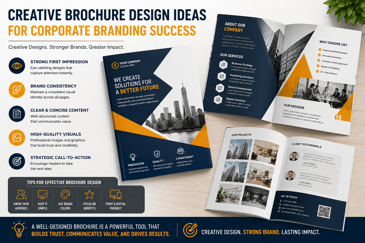 Creative Brochure Design Ideas for Corporate Branding Success