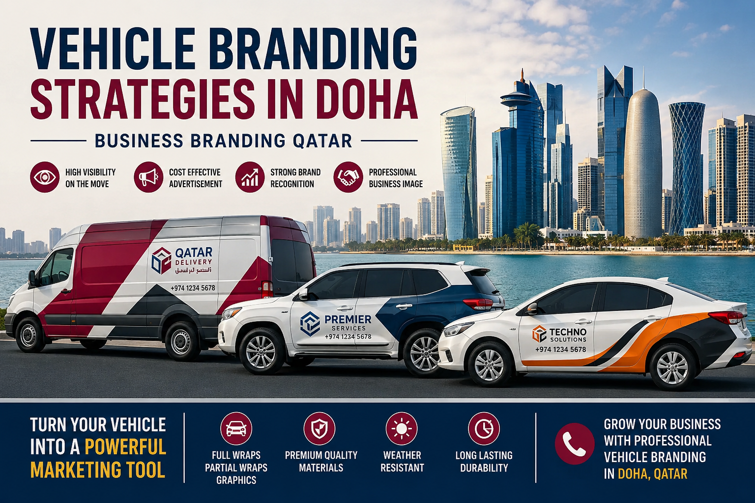 Vehicle Branding Strategies in Doha: Smart Ways to Promote Your Business