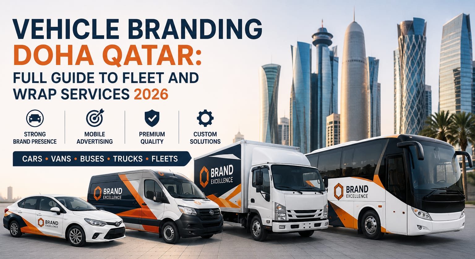 Vehicle Branding Doha Qatar: Full Guide to Fleet and Wrap Services 2026