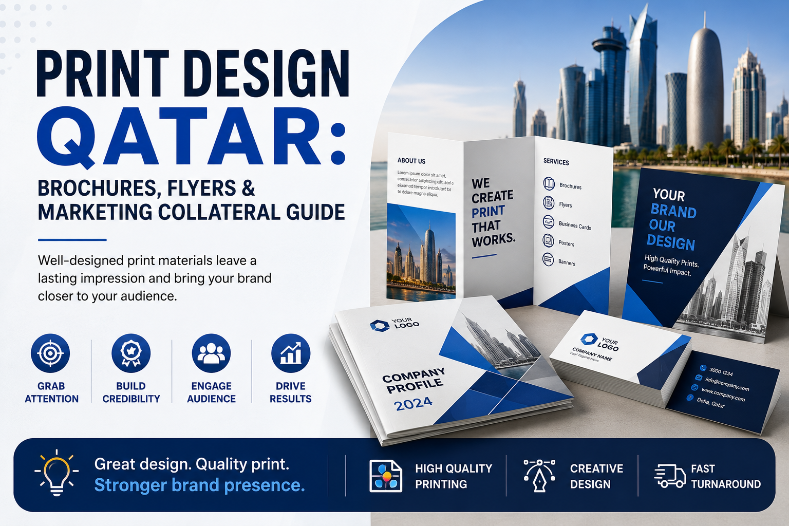 PRINT DESIGN QATAR: BROCHURES, FLYERS & MARKETING COLLATERAL GUIDE