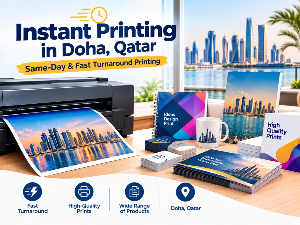 Instant Printing in Doha Qatar: Same-Day & Fast Turnaround Printing