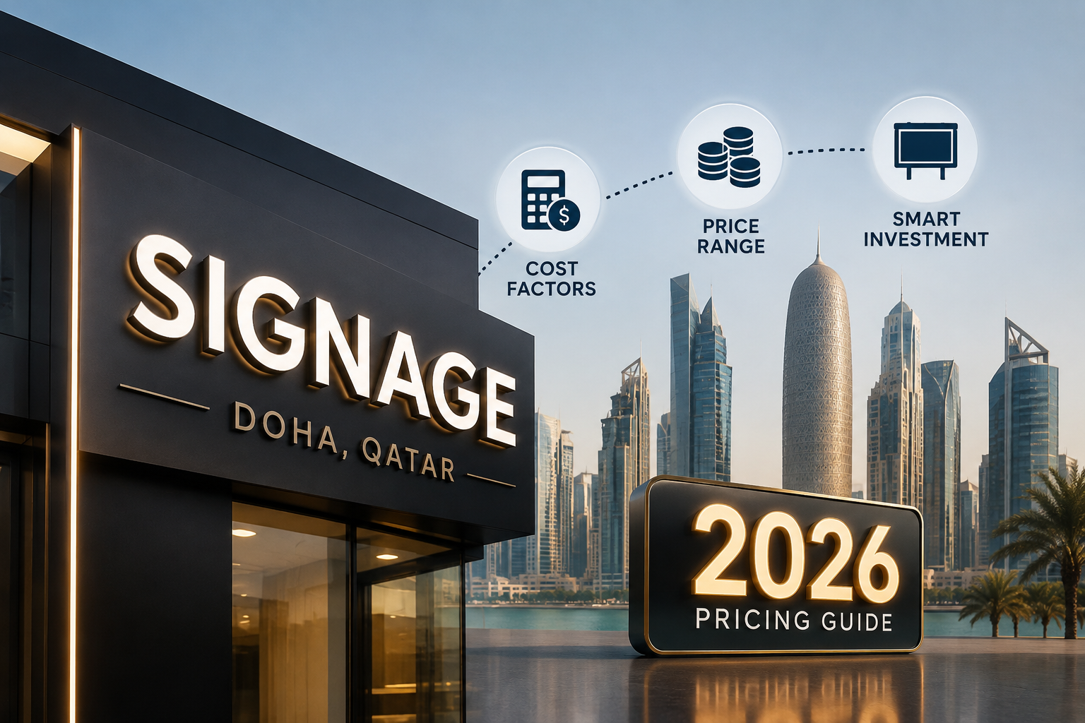 Signage Cost in Qatar 2026: Complete Pricing Guide for Doha Businesses