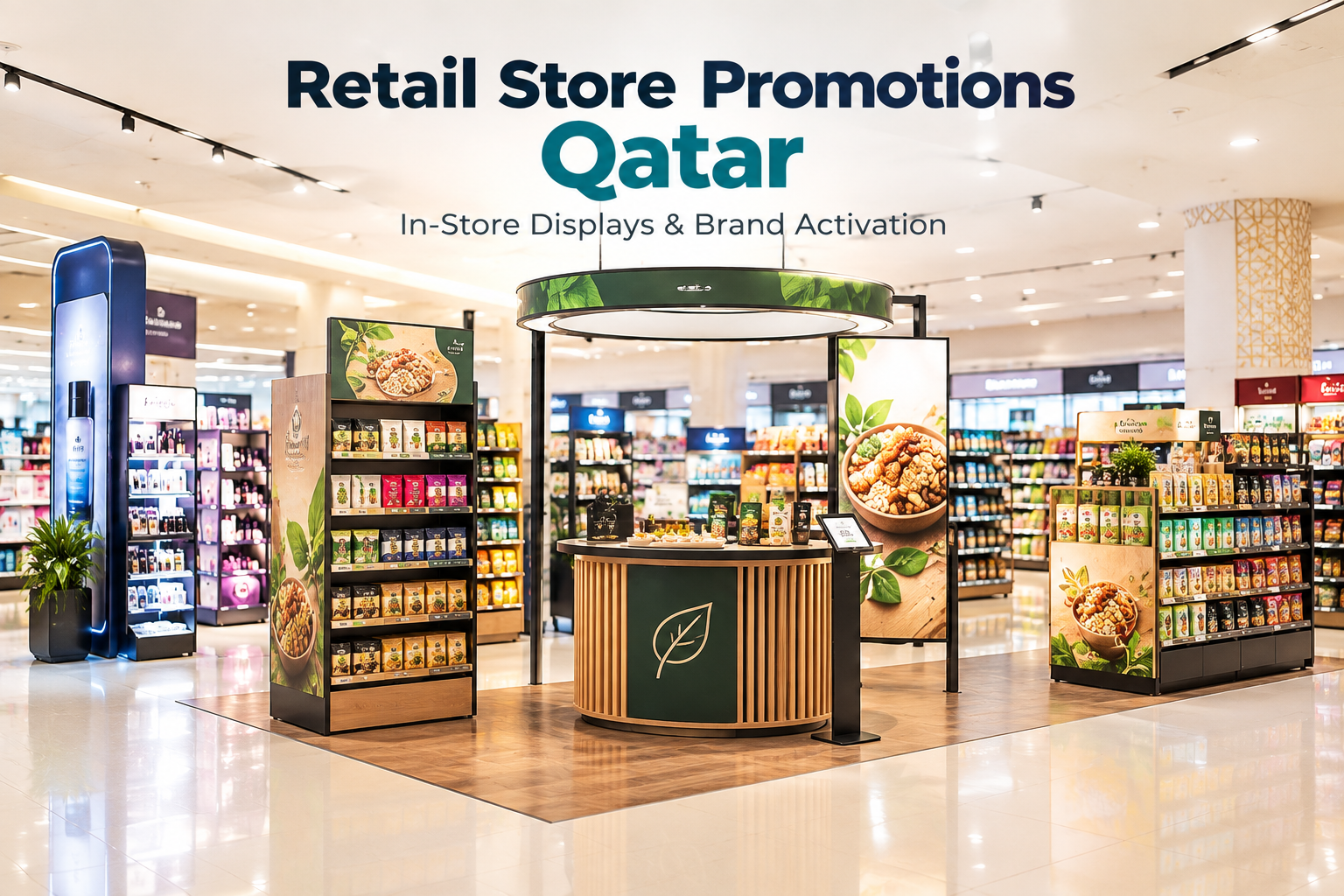 Retail Store Promotions Qatar: In-Store Displays & Brand Activation